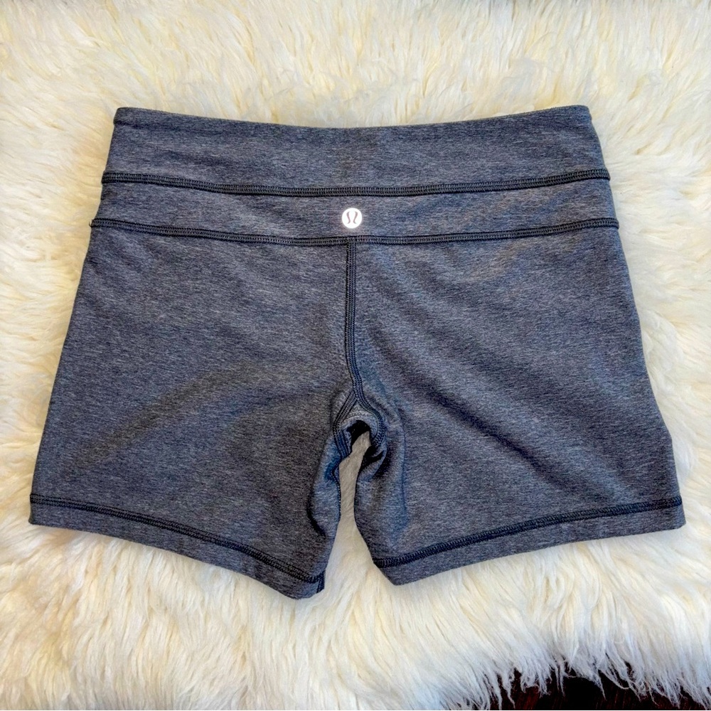 lululemon athletica Gray Bike Shorts